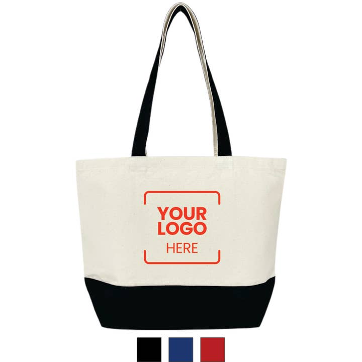 Branded Everyday Canvas Tote Bag | Reusable Gusseted Grocery for wholesale by US Bags