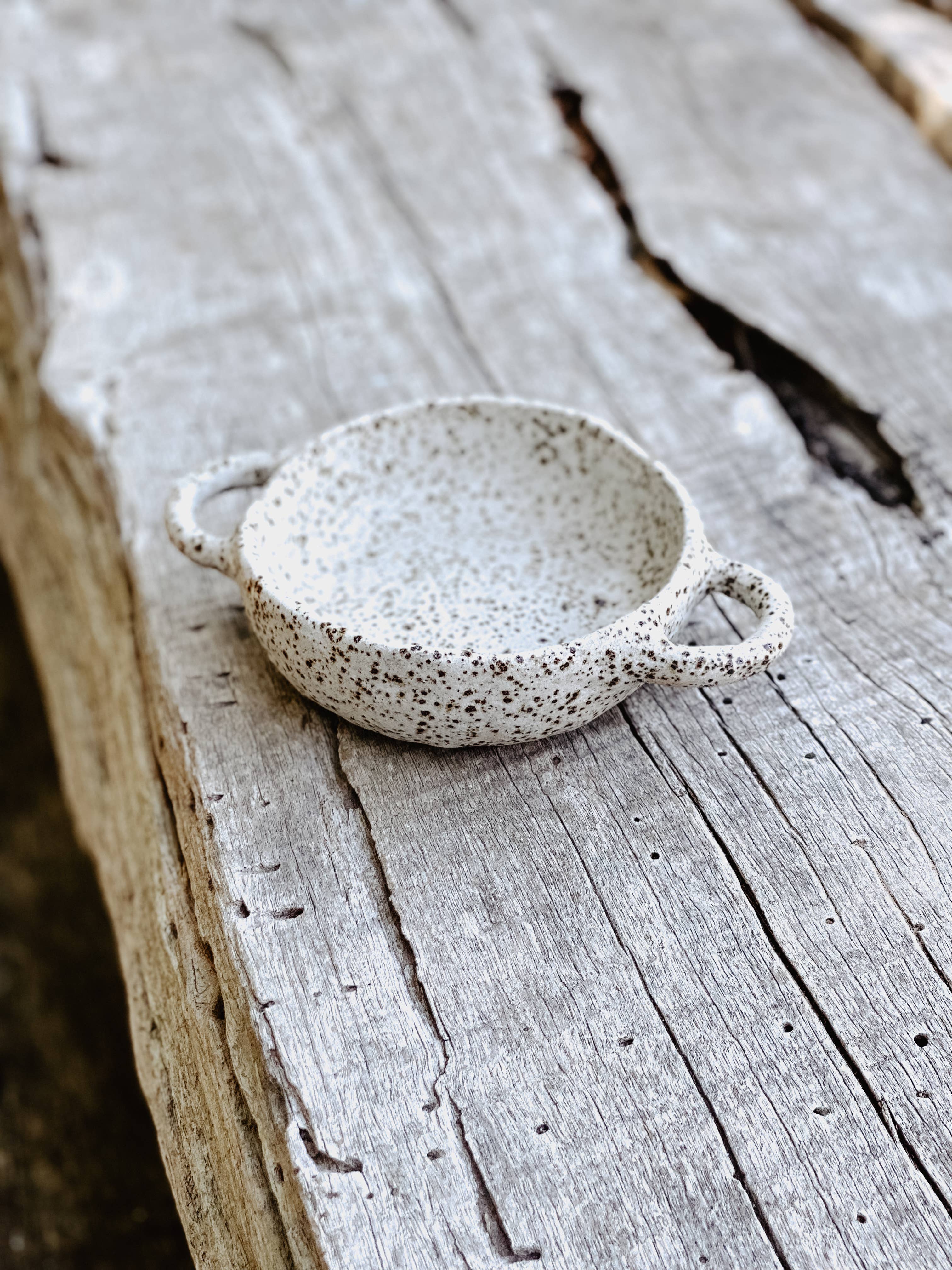 River Ceramics - Wholesale Serving bowl - White Speckle Serving Bowls - Handmade6
