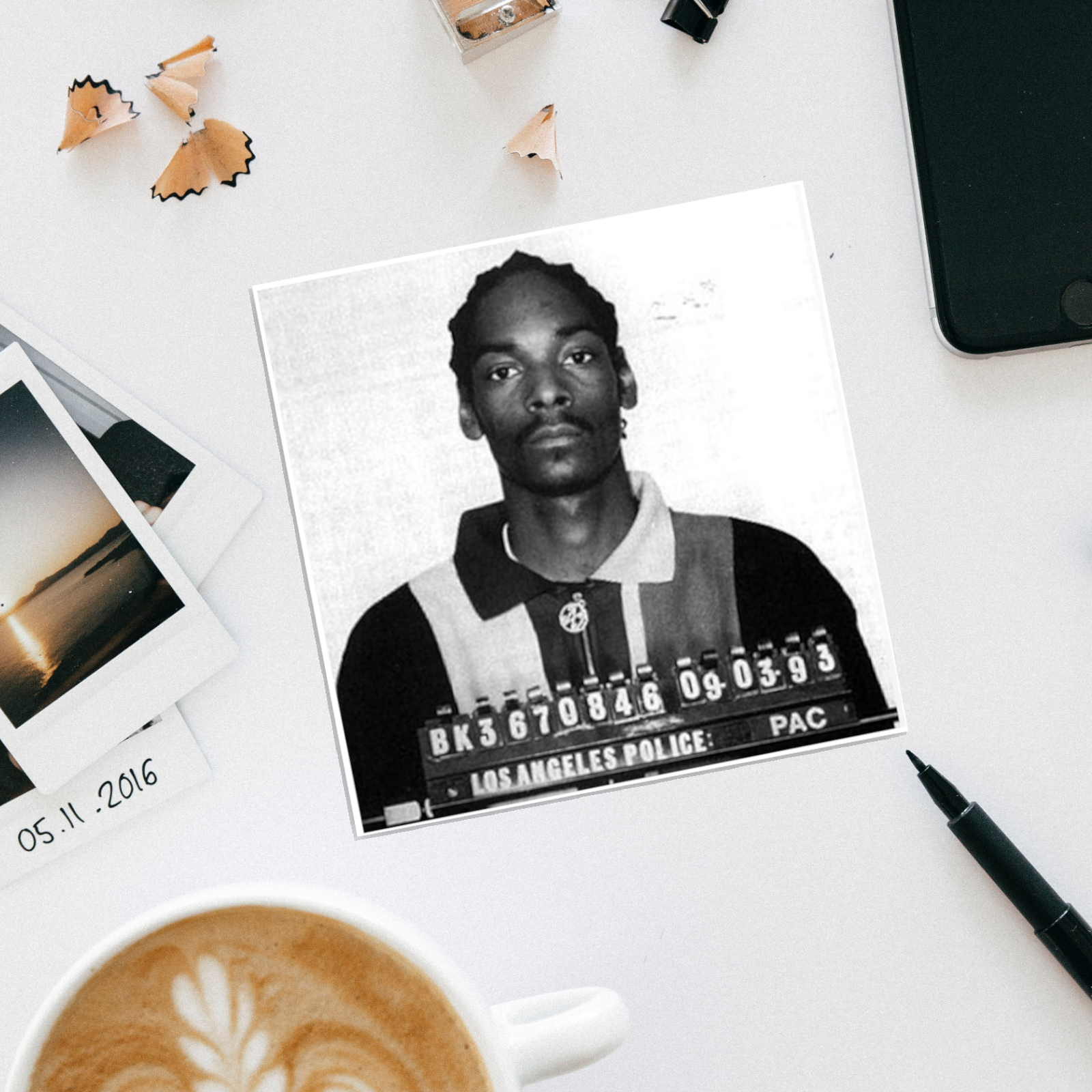 Lucky Mfg. Co. - Wholesale Coasters - Snoop Dogg Mugshot Coaster1