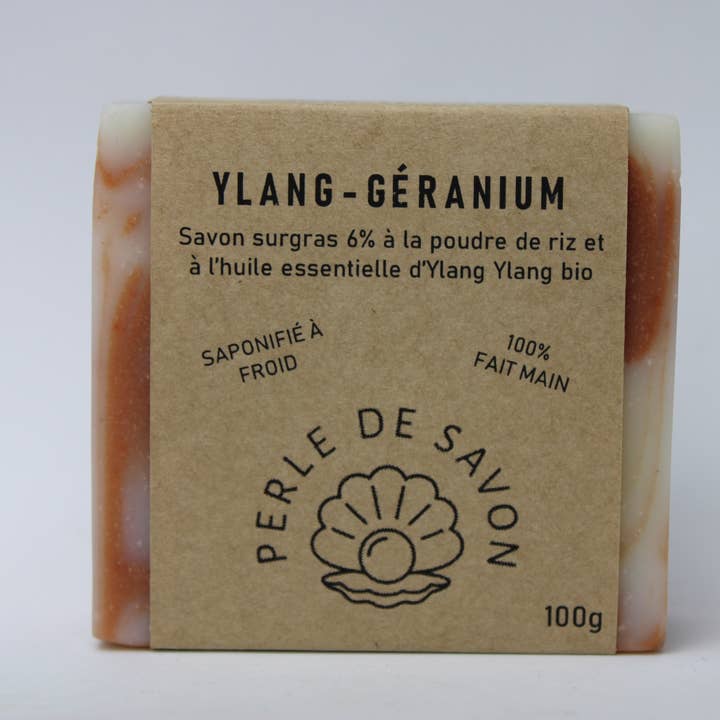 Ylang-geranium tvål för wholesale av Perle de Savon