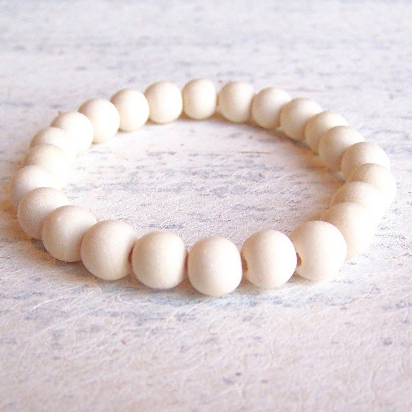 Jo Bird Jewelry – wholesale Beaded bracelet – Mali Wood Elastic Bracelet - 8mm2