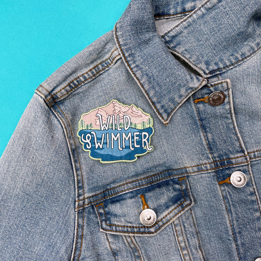 Pawprint Family - Wholesale Patch - Wild Swimmer Sew On Patch3