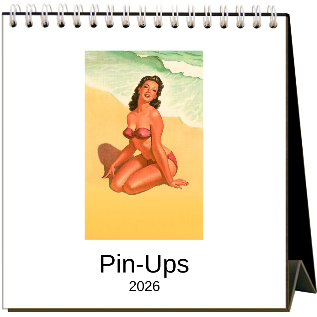 Found Image Press - Vente Calendrier - Calendrier de bureau Pin Ups 20260