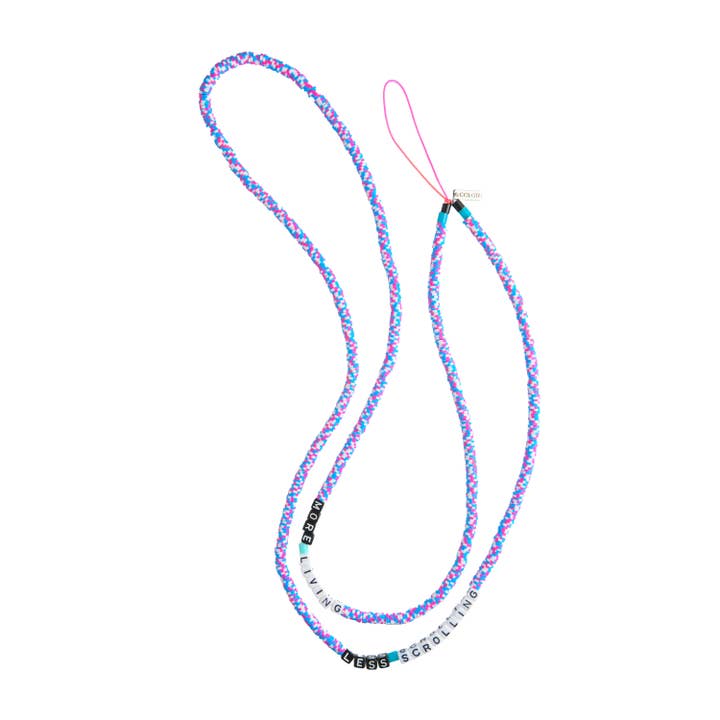 Correia de telefone crossbody “Less Scrolling More Living” por atacado de Color Manifesto