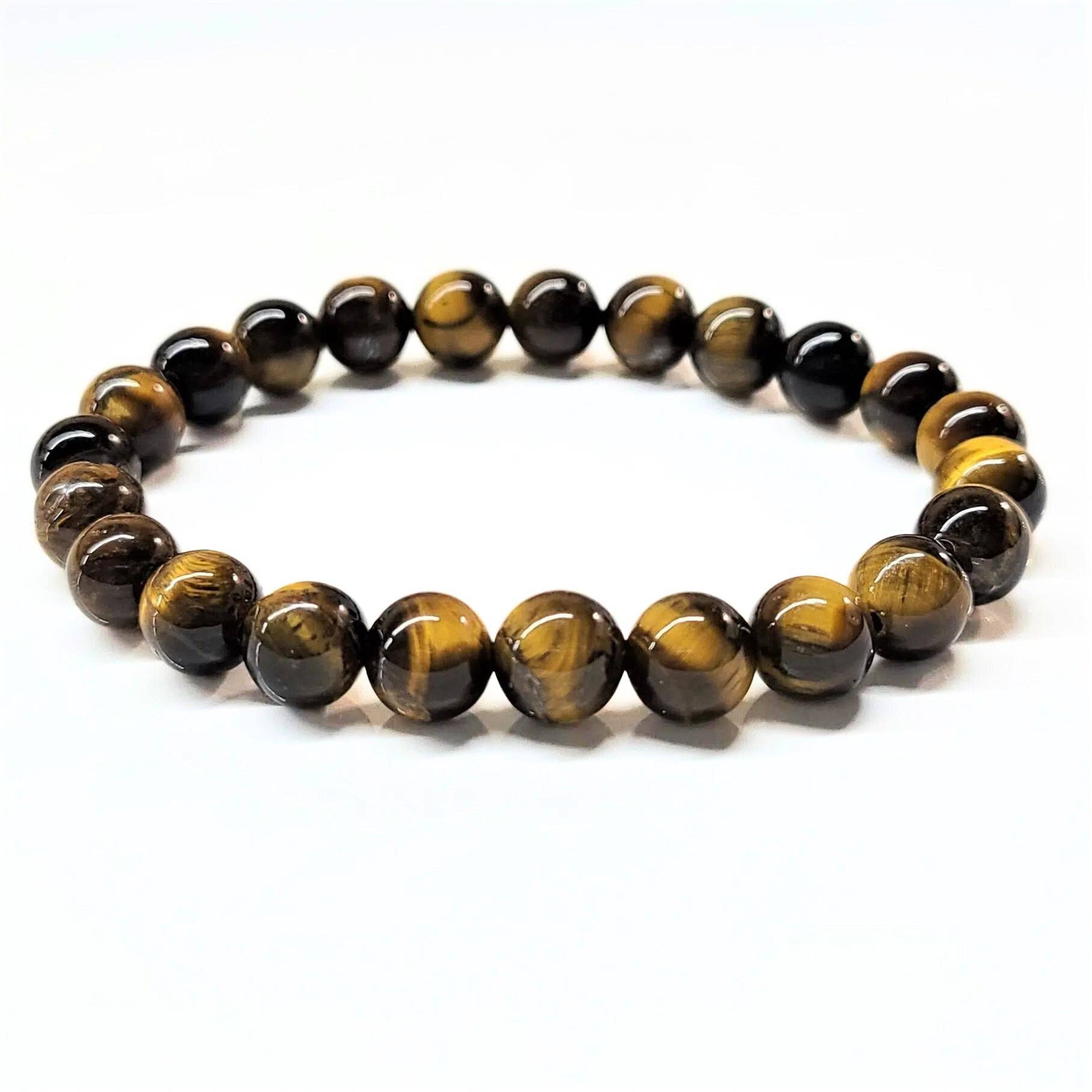 The Healing Sanctuary - Wholesale Beaded Bracelet - Tiger Eye Beaded Bracelets 8mm1
