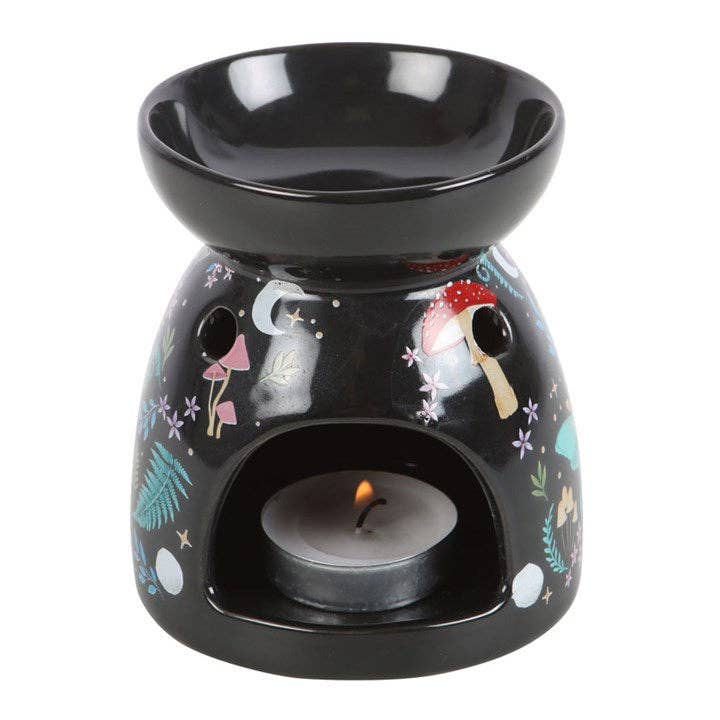 Something Different Wholesale - Wholesale Oil Warmer - Dark Forest Print Oil Burner