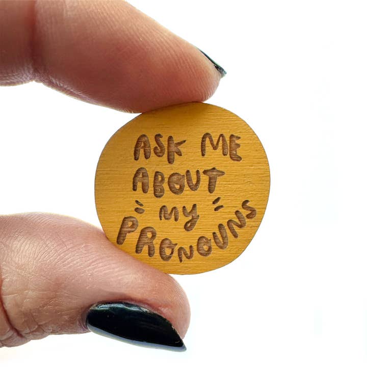 SnowMade - Wholesale Lapel Pin/Button - Pronoun Pins
