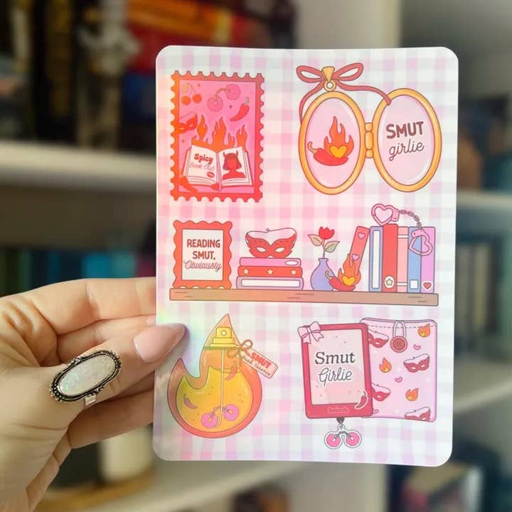 Smut Girlie Kindle Insert – Spicy Book Club Collage for wholesale by Amberlin Studio