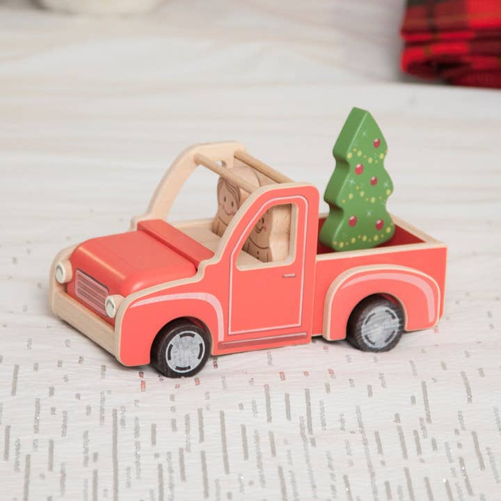 ODEAS – Großhandel Holzspielzeug – Kinder – Holz-Spielzeugauto Pickup