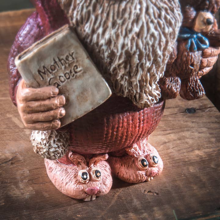 J Devlin Glass Art & Bert Anderson Collection - Wholesale Christmas Decoration - Night Time Christmas Santa By Bert Anderson Figurine - MB 25