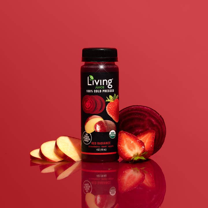 Living Juice Red Radiance Mini - 4oz Organic Pressed Juice for wholesale by Living Juice