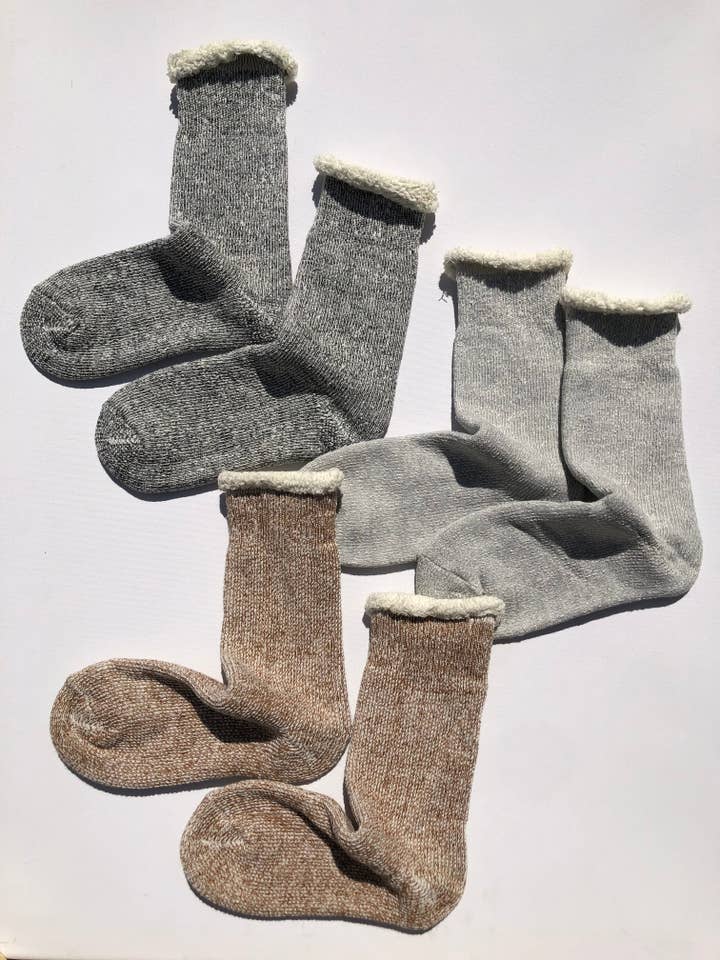 SUPER TERRY LOOP SOCKS for wholesale by Billy Bamboo