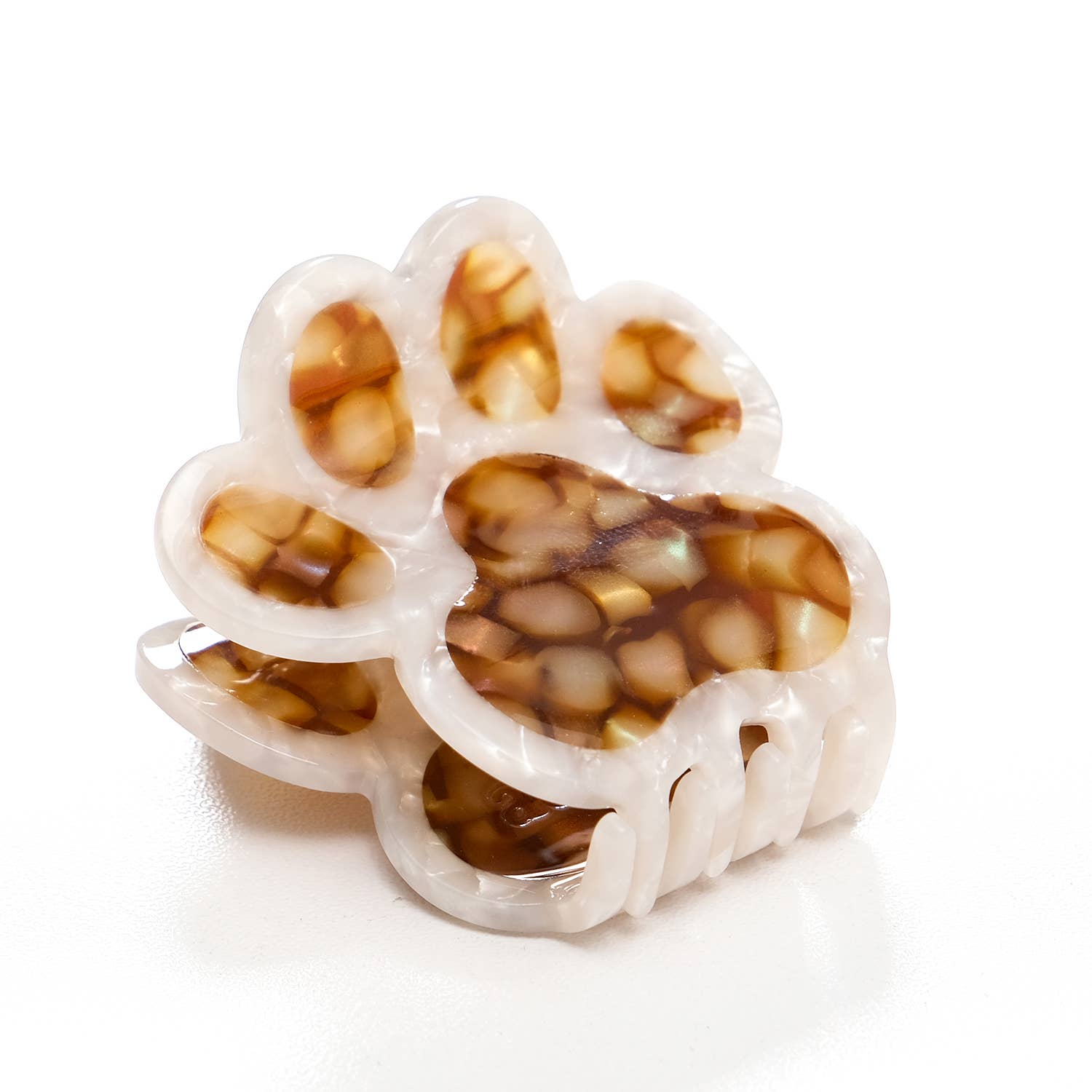 Adorro - Wholesale Hair Clip - Women's - Paw Print Claw Clip - Small 2