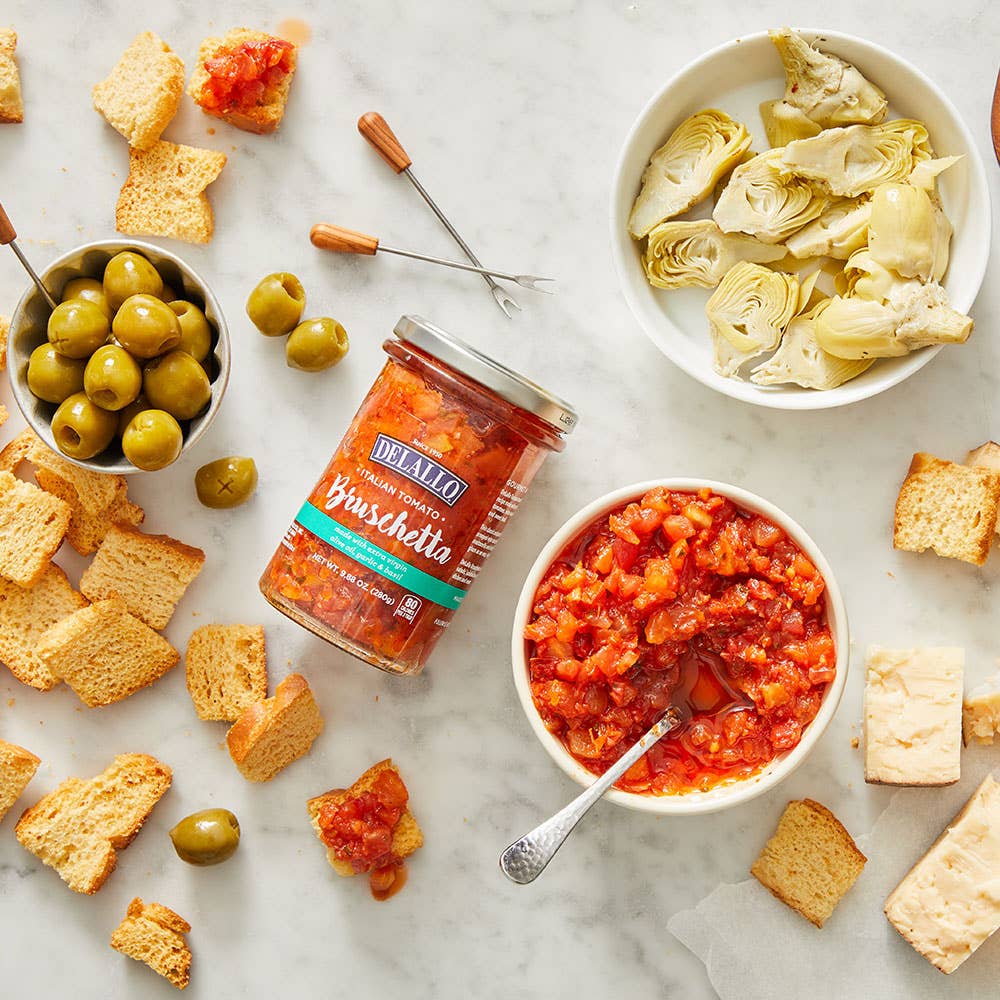Delallo - Wholesale Pasta Sauce - Tomato Bruschetta (9.88 oz.)4