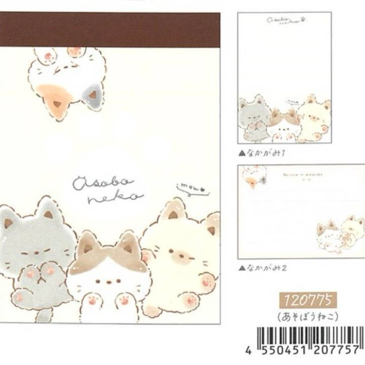 BCmini - Wholesale Notepad - Kitten Cat Osoba Neko Mini Notepad-10