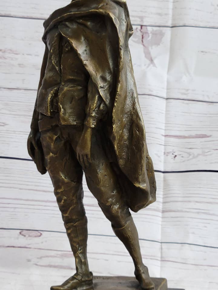 Statue en bronze occidental Clint Eastwood Man With No Name Sculpture de collection 35,6 x 12,7 cm pour la vente par Bronzhaus