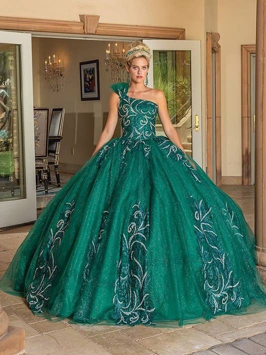 Sofistikerad balklänning med en axel för wholesale av Dancing Queen Dress