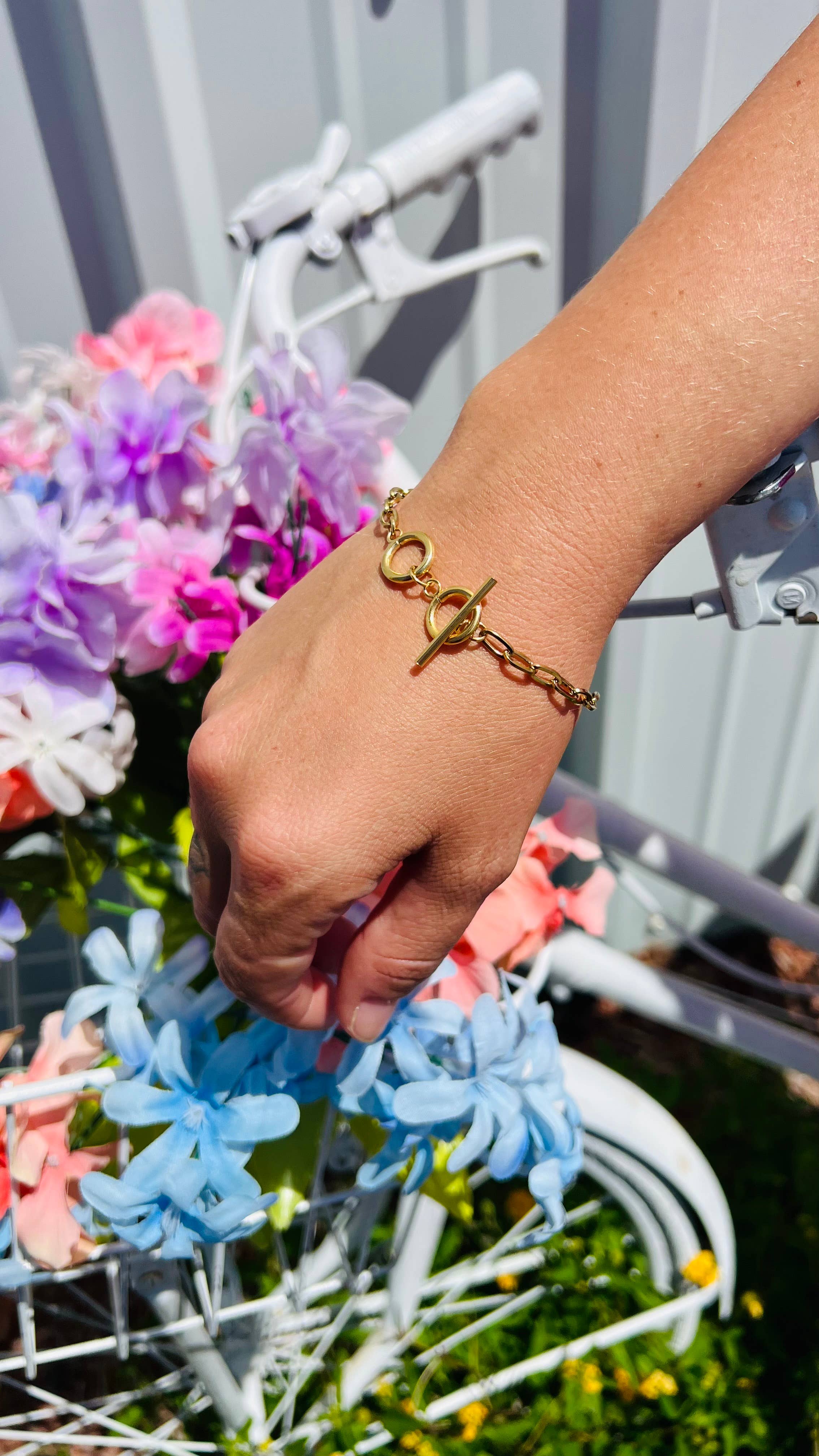 Briano Wholesale - Wholesale Charm/Dangle Bracelet - Stainless Steel Toggle Cross Bracelet1