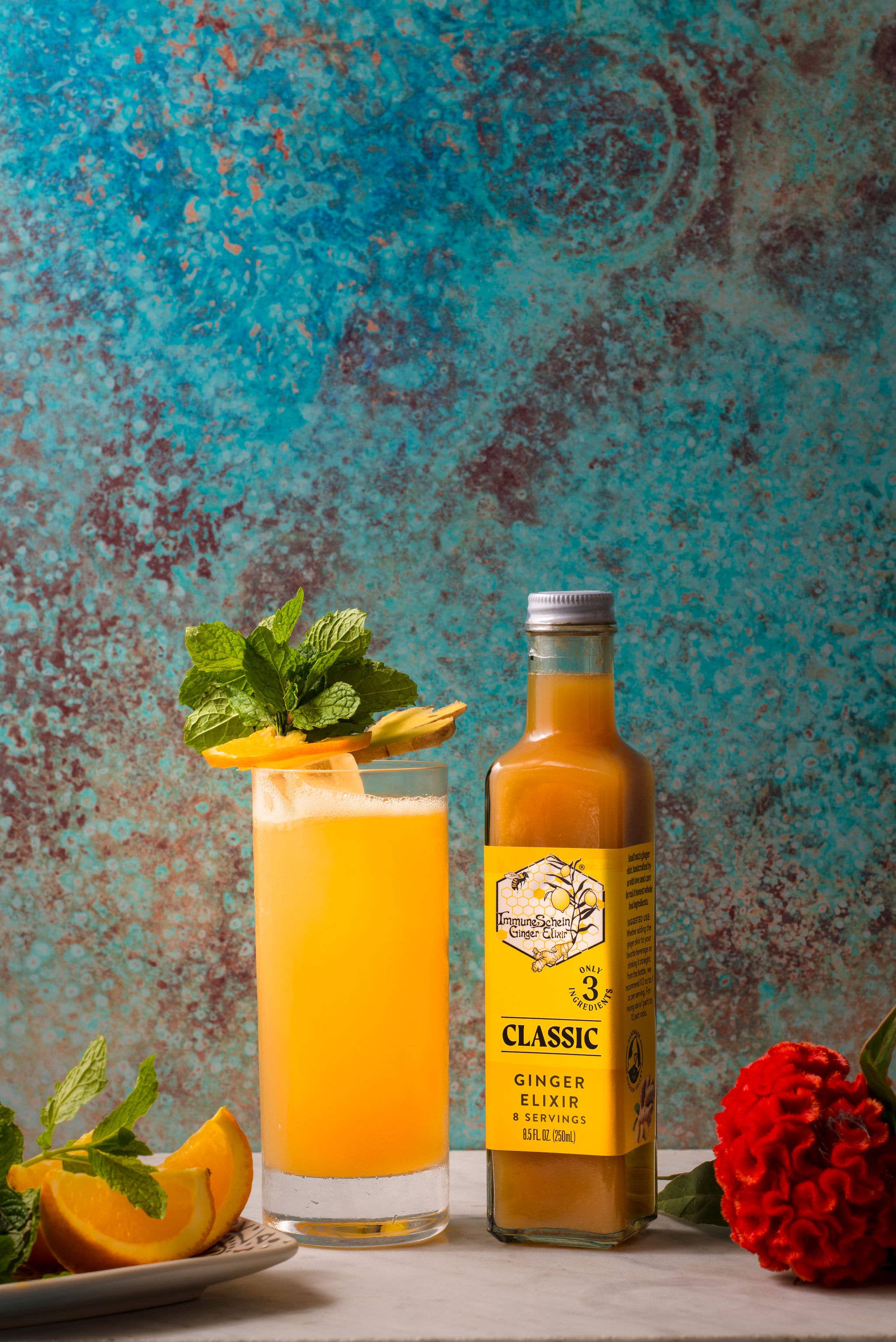 ImmuneSchein Ginger Elixirs - Wholesale Elixir - 8.5 fl. oz Classic Ginger Elixir4