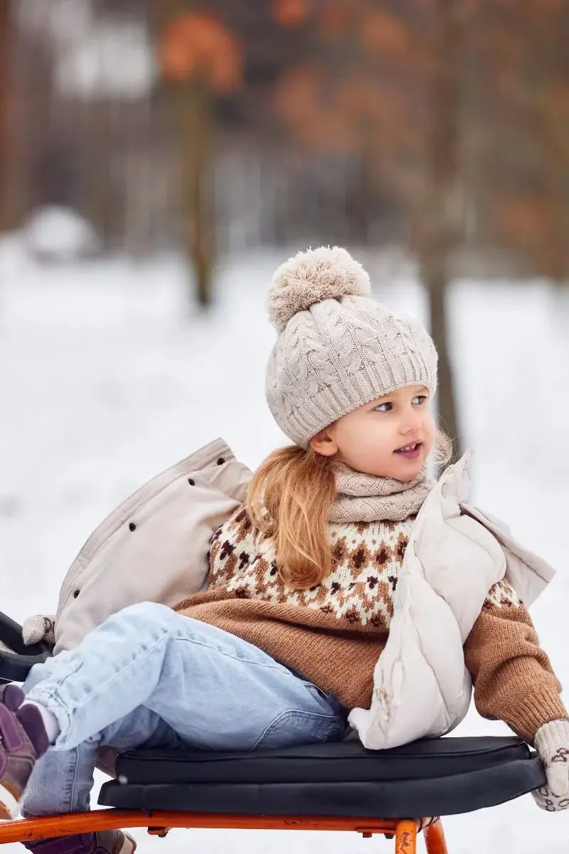 Ander - Vente Béret – enfant - Chapeau classique style béret pour filles – Doux et chaud5