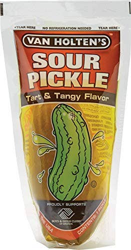 Shop The King - Wholesale Pickled Vegetables - Van Holten's Pickle In-a Pouch Variety Pack, 12 pickles, 3 of each Flavor of Kosher, Dill, Hot & Spicy and Sour Ready to Eat Single Serve Pickles5