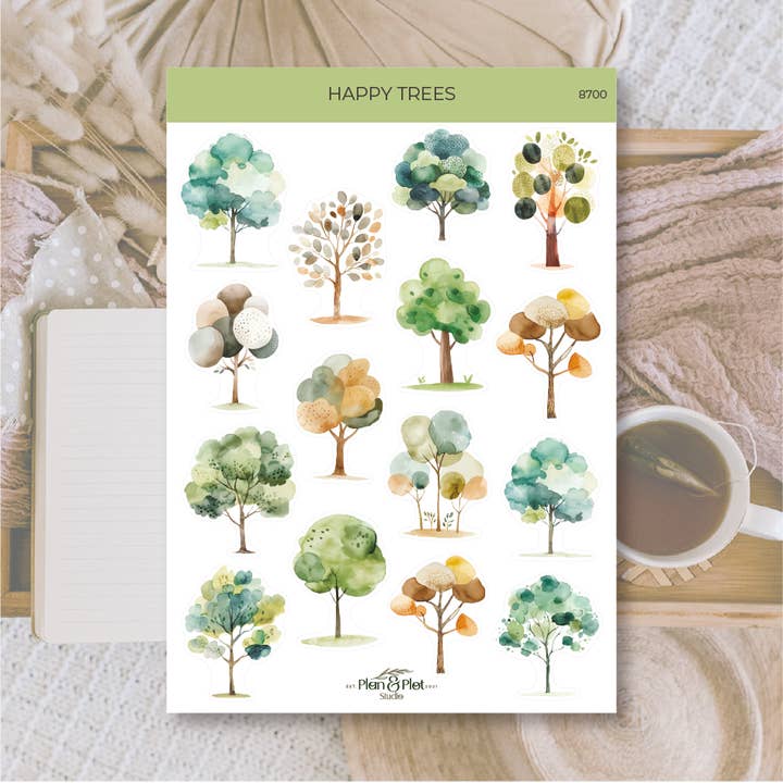 Plan & Plot Studio - Wholesale Sticker - Happy trees | Stickers