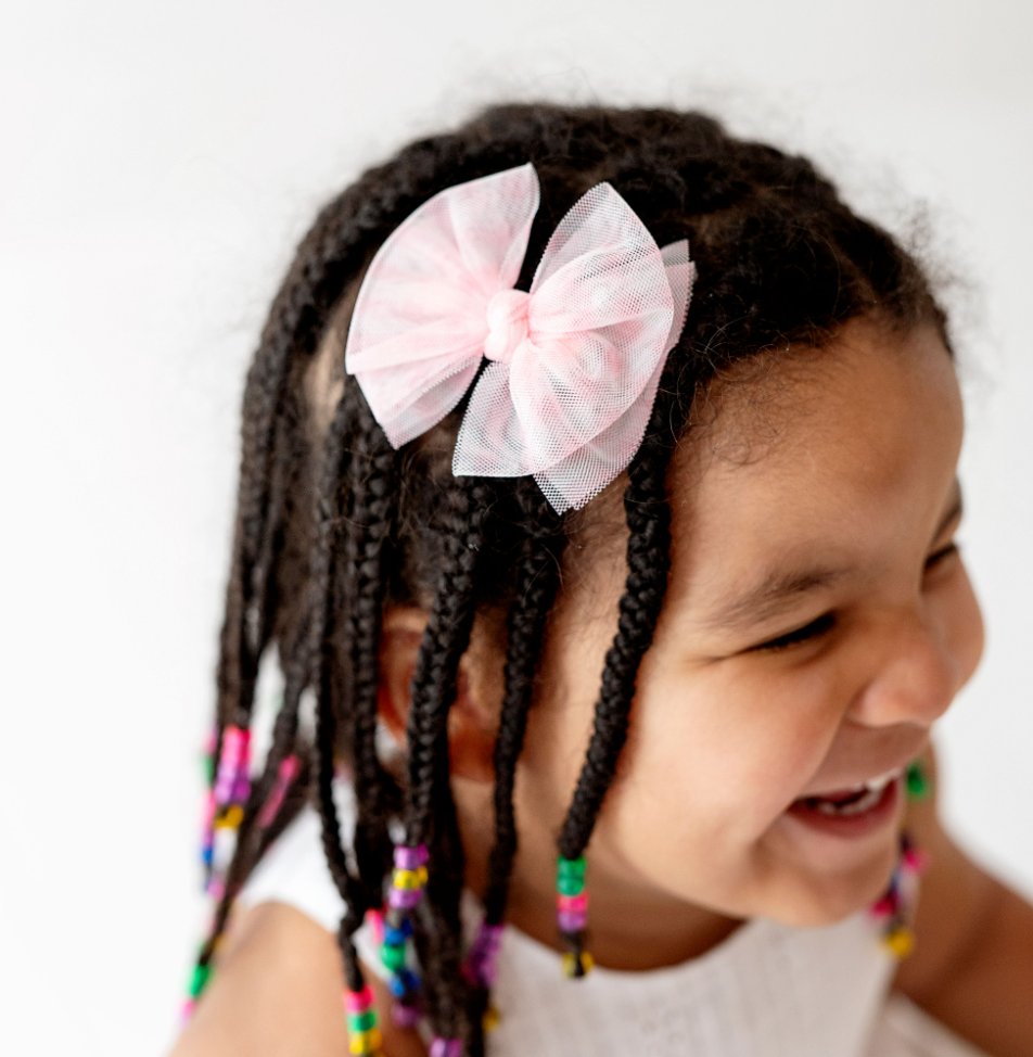 Baby Bling Bows - Venta al por mayor Lazo para el pelo - Niños - Pack de 2 pinzas de tul Baby Bling® para el pelo Baby FAB®22