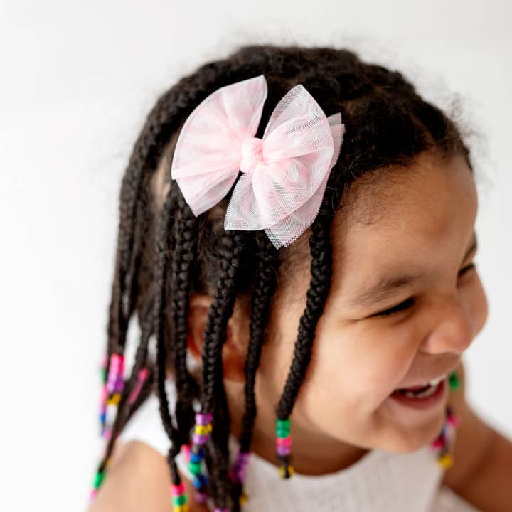 Baby Bling Bows - Venta al por mayor Lazo para el pelo - Niños - Pack de 2 pinzas de tul Baby Bling® para el pelo Baby FAB®22
