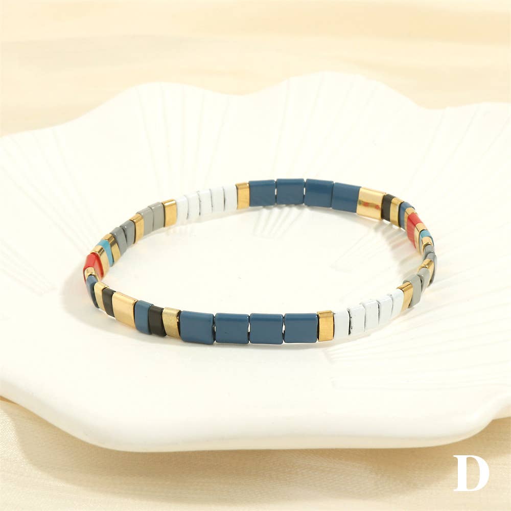 Mio Queena – Engroshandel Perlearmbånd – 5 mm TILA perle armbånd med elastik - BJ73