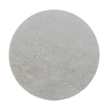 Mini Round Stone Trivet | Travertine (Filled) for wholesale by BEHR & CO.