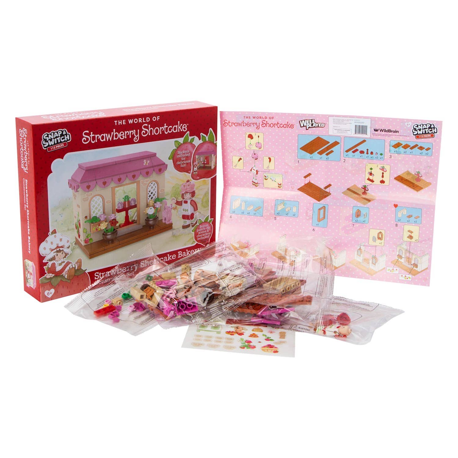 Well Played - Wholesale Toy Set - Kids - Strawberry Shortcake Bakery Snap & Switch Set1