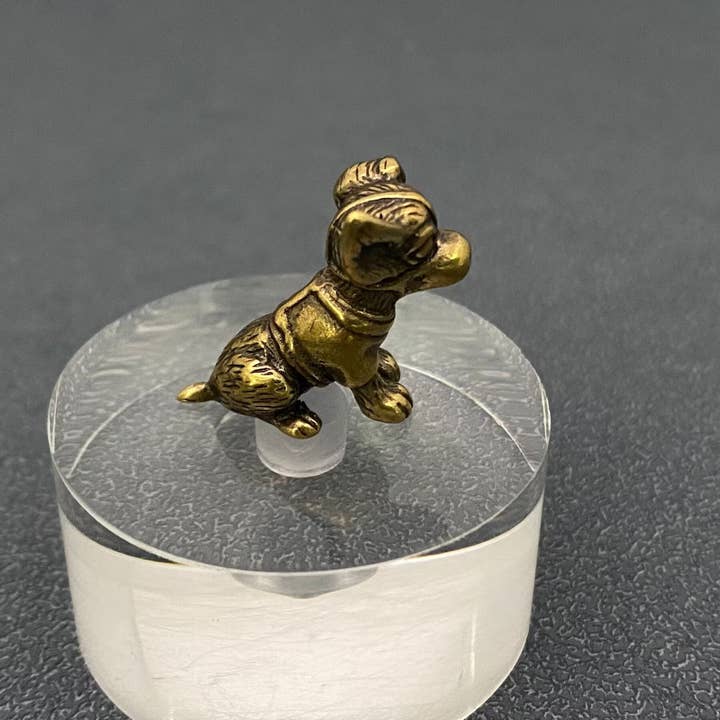 Mio Queena - Wholesale Decorative Figurine - Small Brass Puppy Crafts Desktop Ornaments2