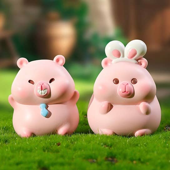 BCmini - Wholesale Decorative Figurine - 71280 Pink Capybara Blind Box-1214