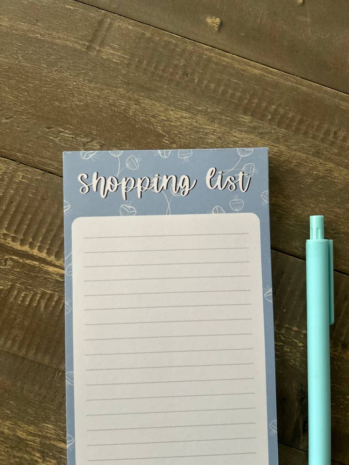 Bloco de notas da lista de compras por atacado de Daisy & Joy Design