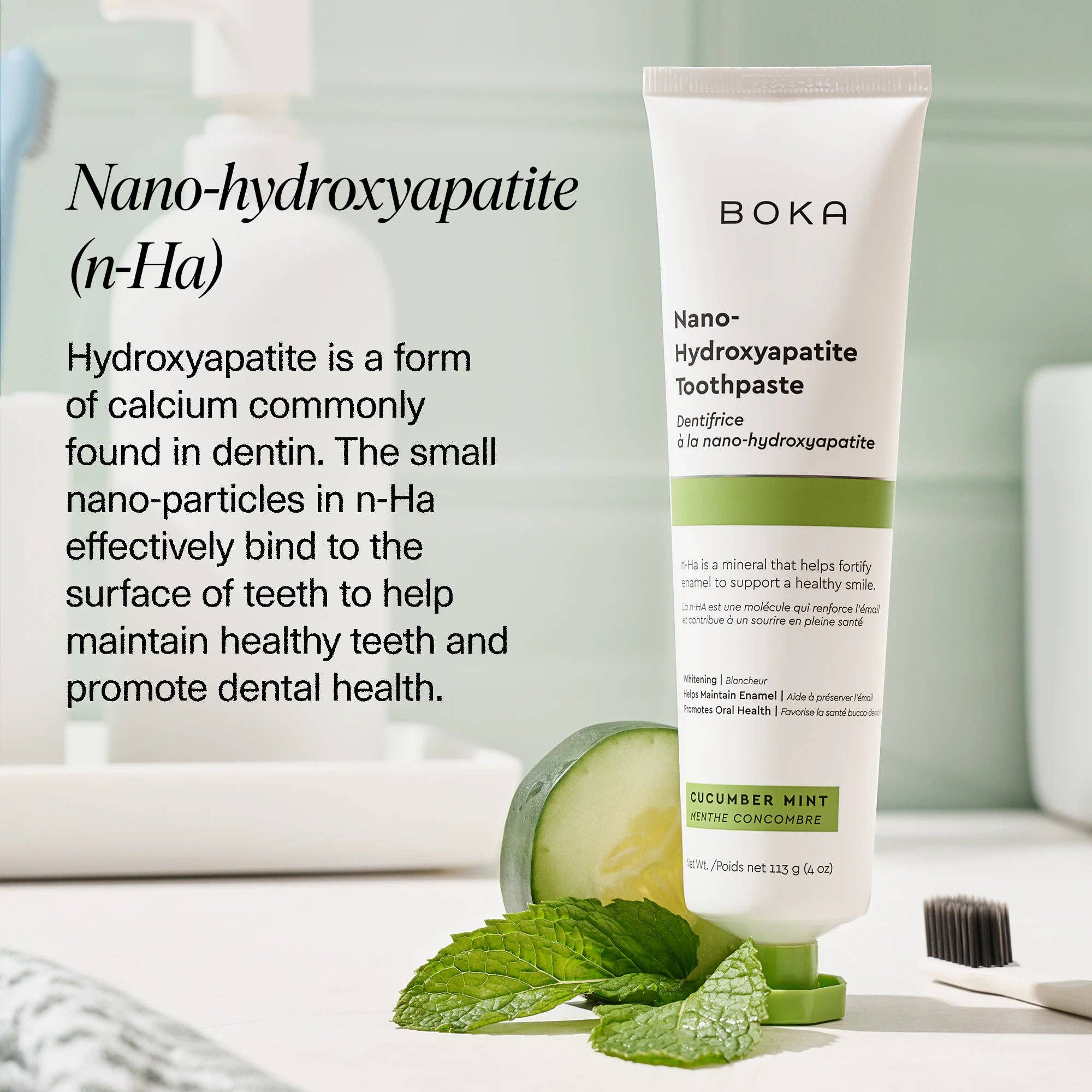Boka - Wholesale Toothpaste - Cucumber Mint n-Ha Toothpaste1