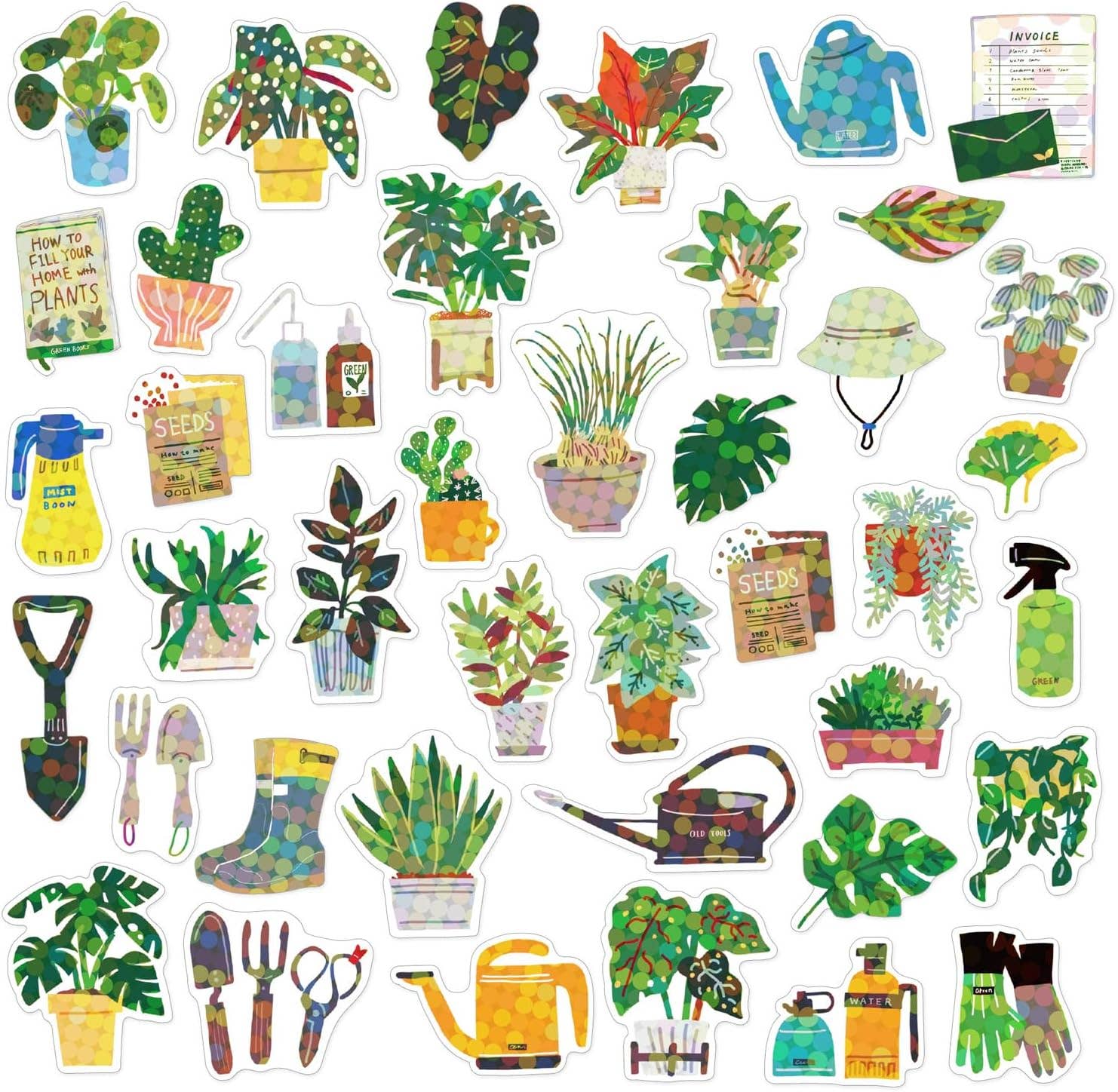 Greeting Life America - Wholesale Sticker - Hako Sticker Green Plants GLCK-72 3