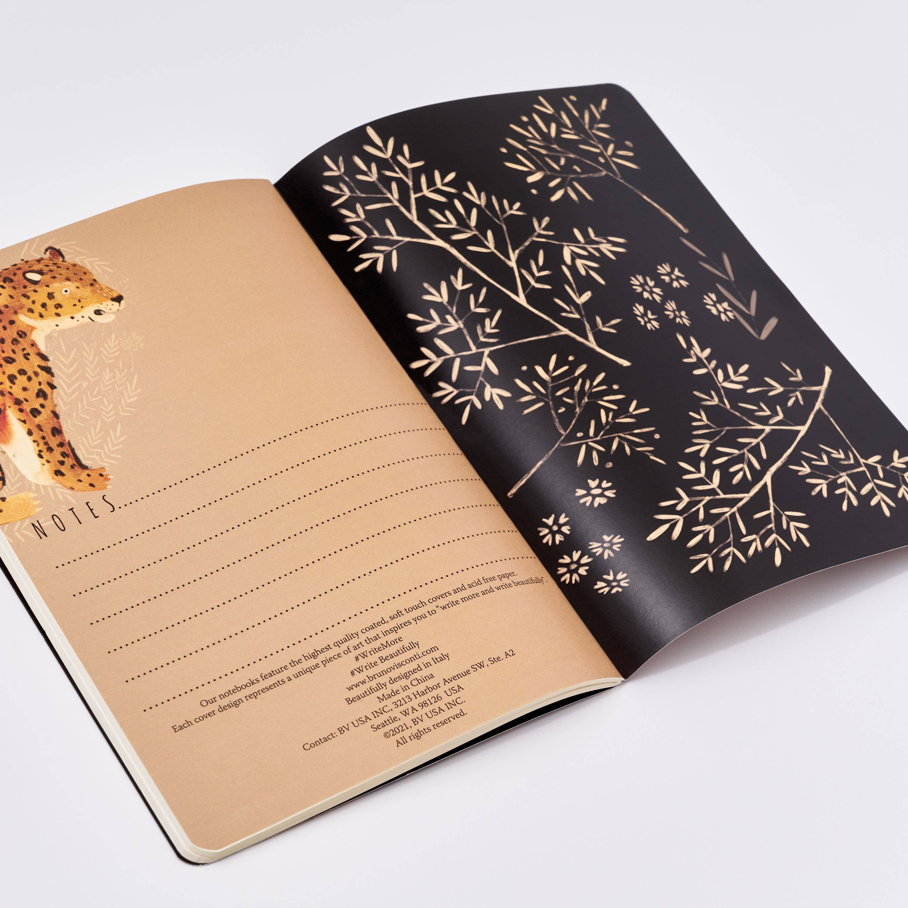 BV by Bruno Visconti - Vente Cahiers - Carnet Leopard3