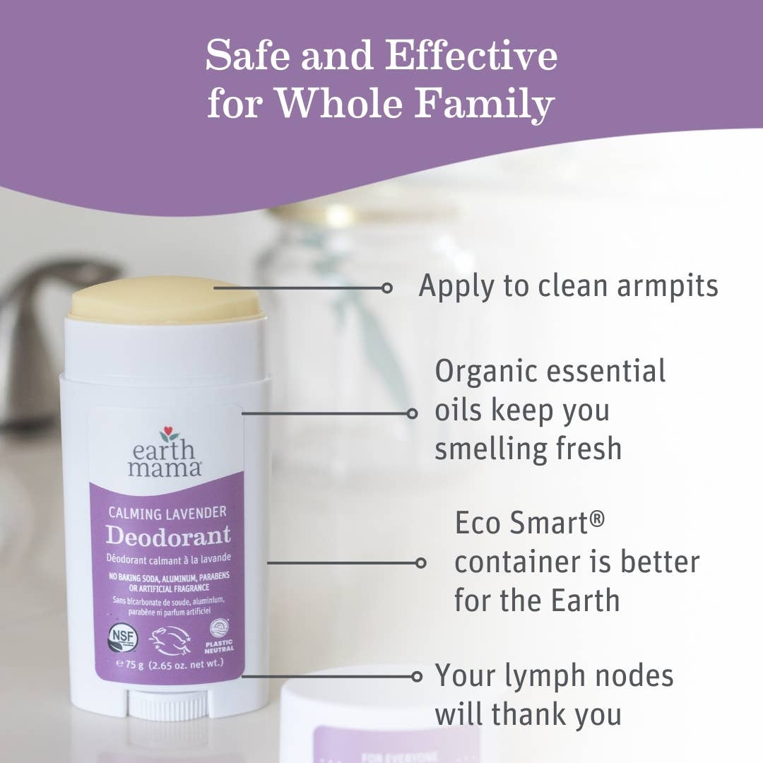 Earth Mama Organics - Wholesale Deodorant - Women's - Calming Lavender Deodorant9