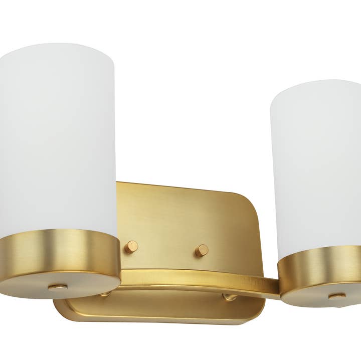 Brio Lighting - Wholesale Chandelier/Hanging Light - Sale - Revis Gold 2-Light Dimmable Vanity Bathroom Lighting9