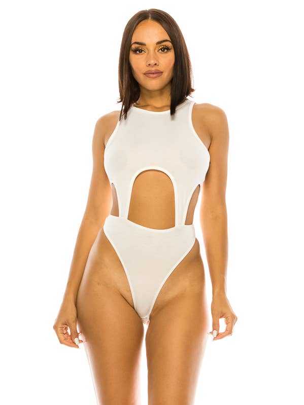 Micro Cotton Solid Bodysuit for wholesale by A3 Design USA