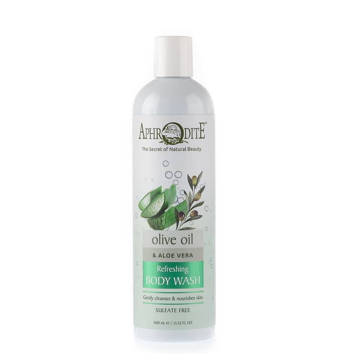 Gel douche à l'aloe vera pour la vente par Aphrodite Skin Care USA