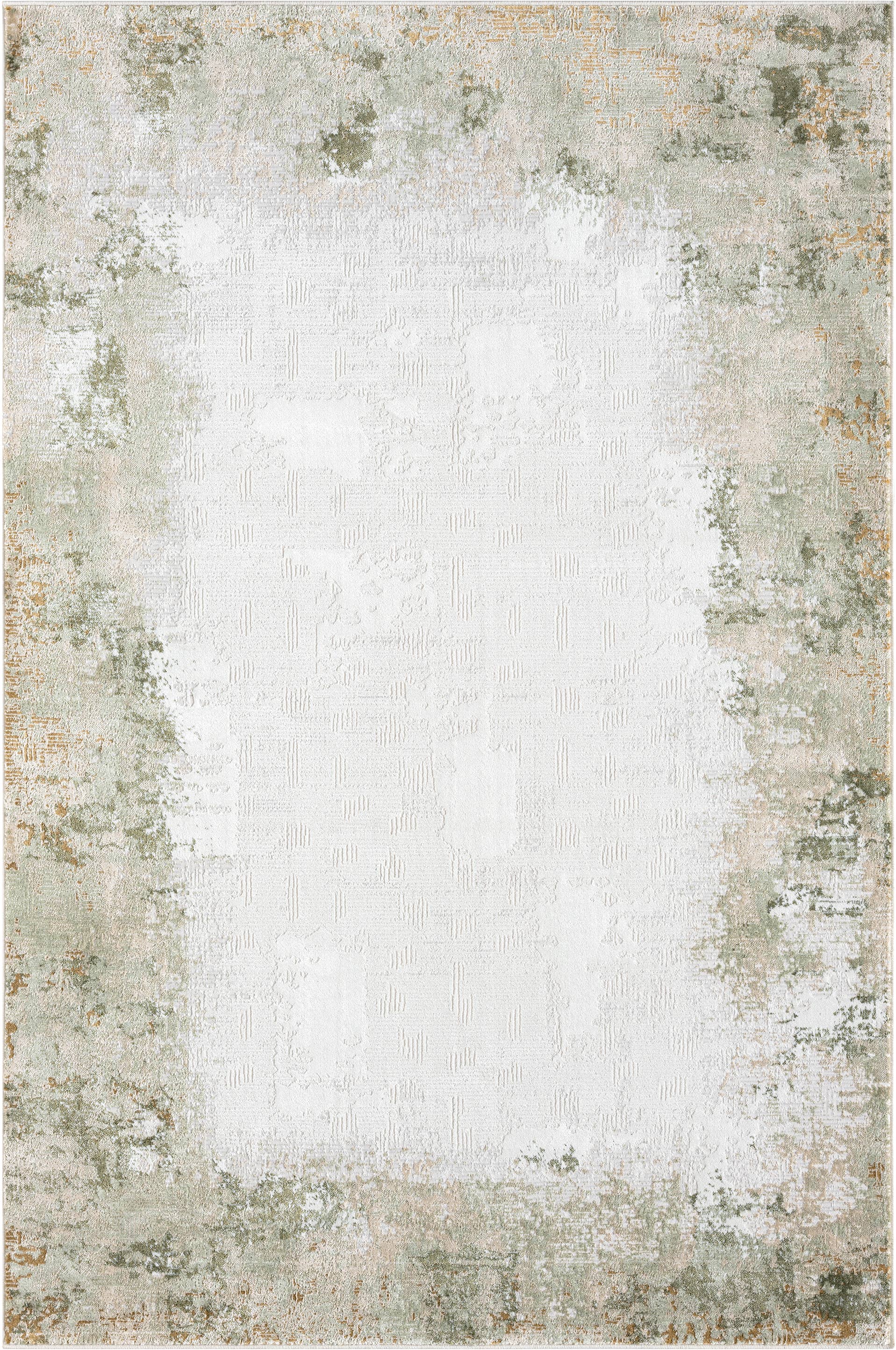 Abani Rugs – Großhandel Teppichvorleger – Abani Teppiche Ivy Beige Grün Rand Teppich0
