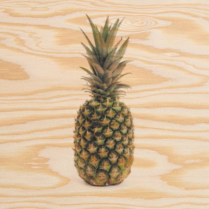 Imprimé bois d'ananas 3x3 pour la vente par Lancaster Wood Prints