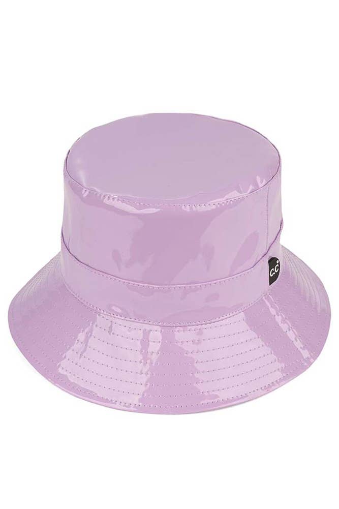 Hana - Vendita all'ingrosso Cappello da pescatore - Donna - Cappello a secchiello impermeabile lucido a tinta unita C.C10