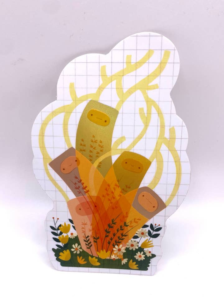 Metallic Matte Sprites Vinyl Sticker for wholesale by mightypigeon