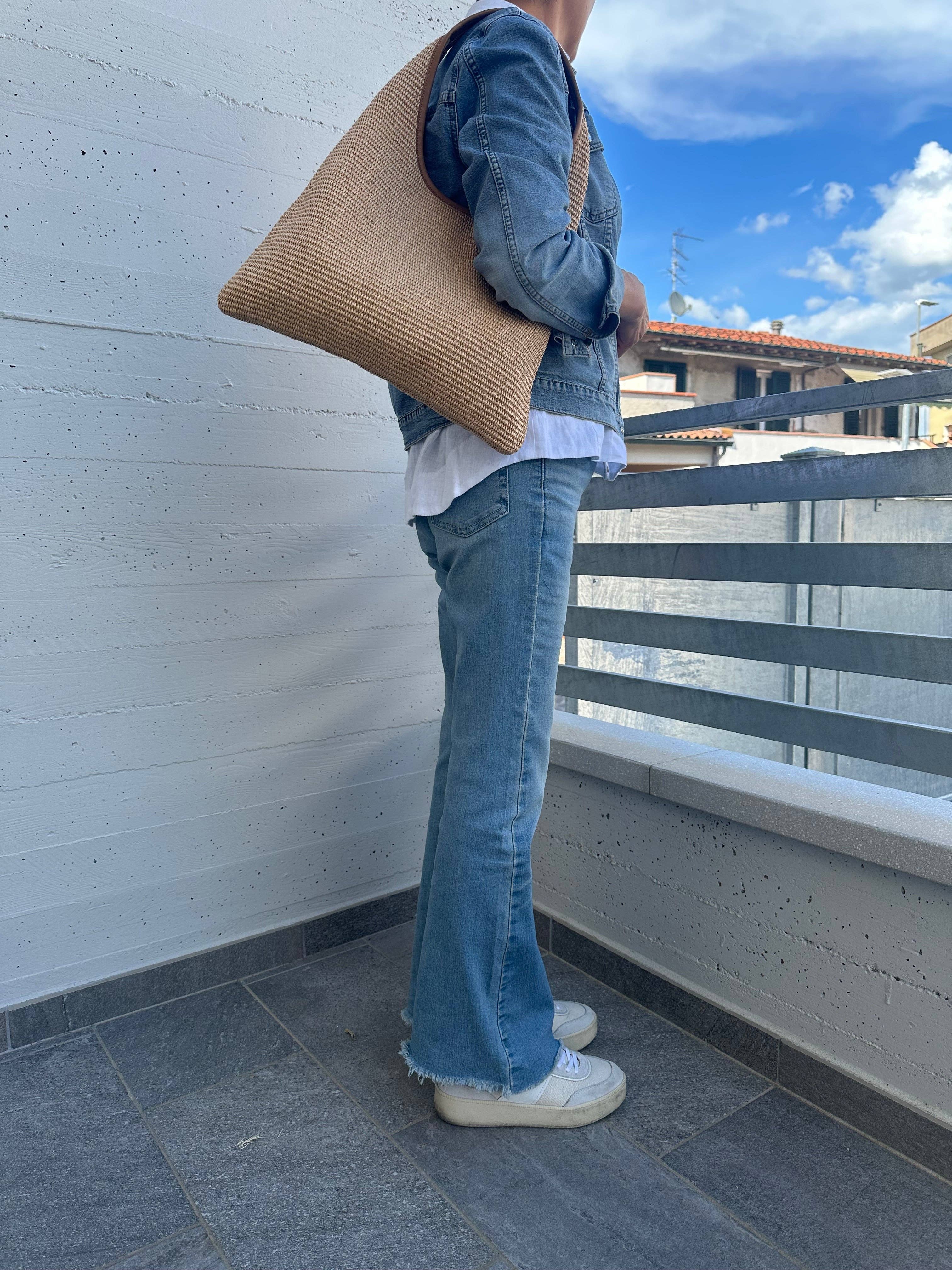 Zhade - Wholesale Shoulder Bag - Women's - MIREA Classic - raffia hobo bag3