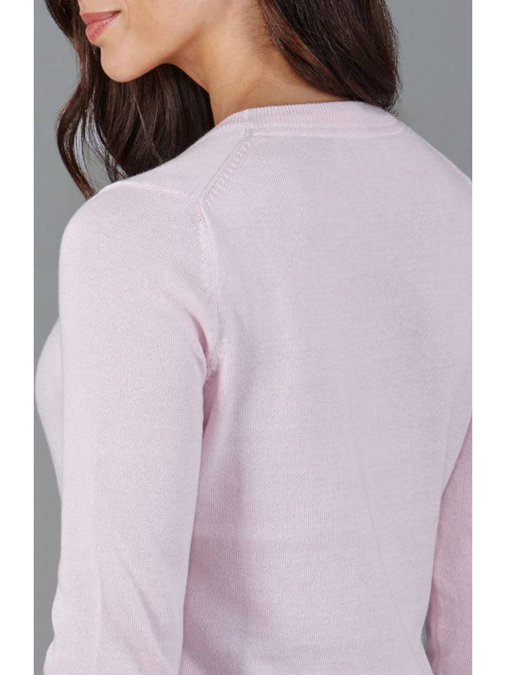 Paul James Knitwear - Wholesale Knitted jumper – Women′s - Womens Cotton Crew Neck Jumper3