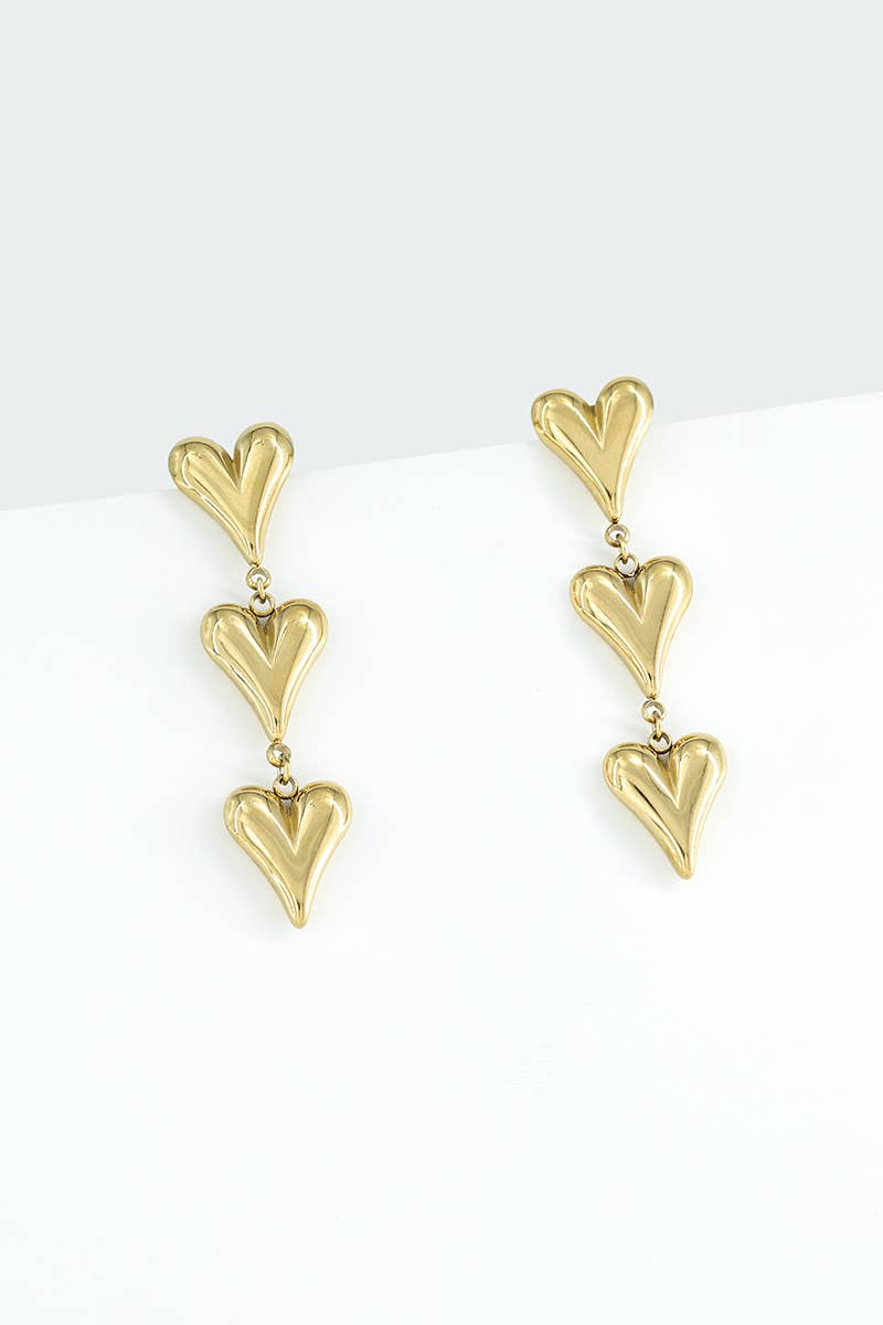 BYREN | ÉLINE L'ATELIER - Wholesale Dangle Earrings - 124DY41K stainless steel earrings