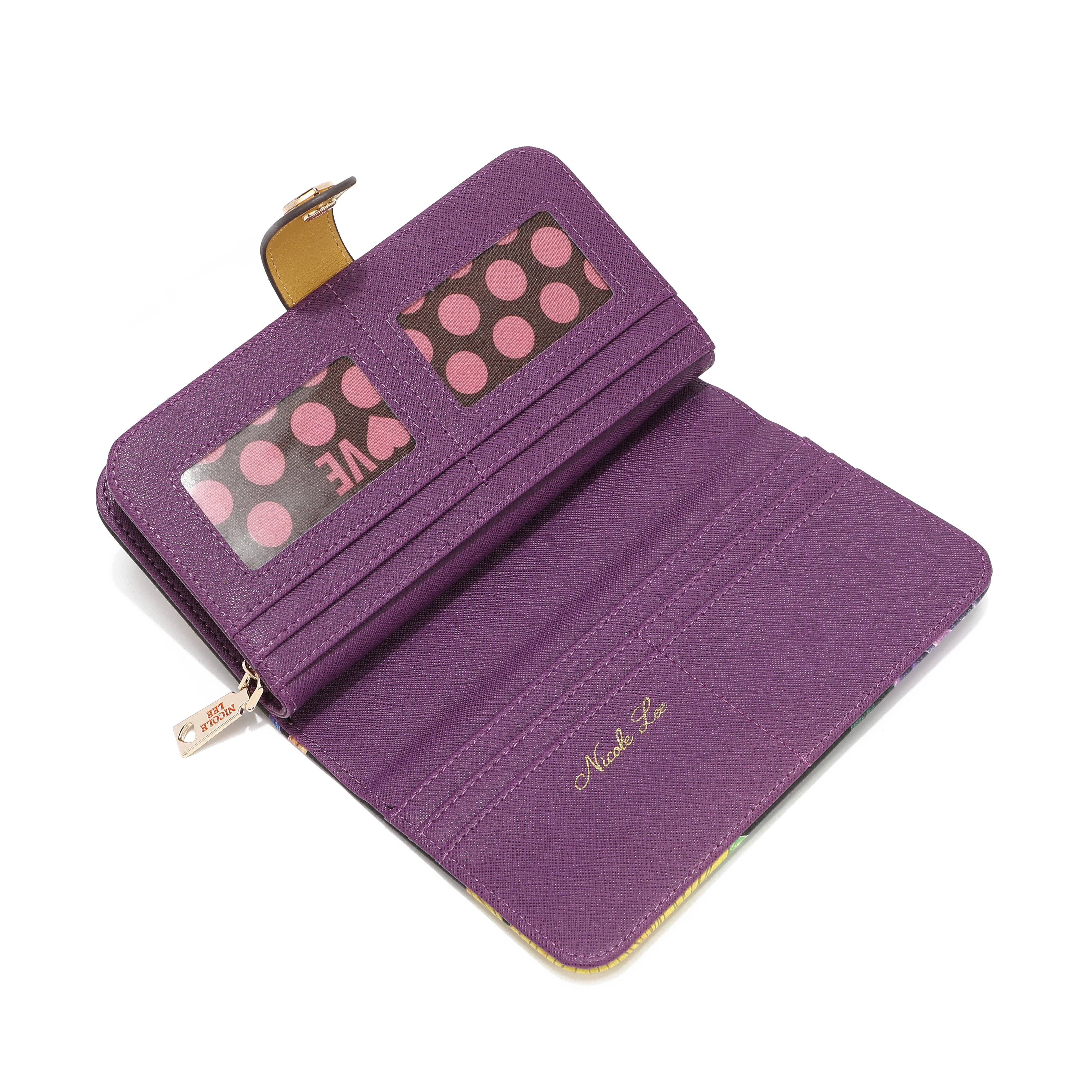 Nicole Lee – Carteira - Mulher por atacado – CARTERA IMPRESA MODA CON CREMALLERA17