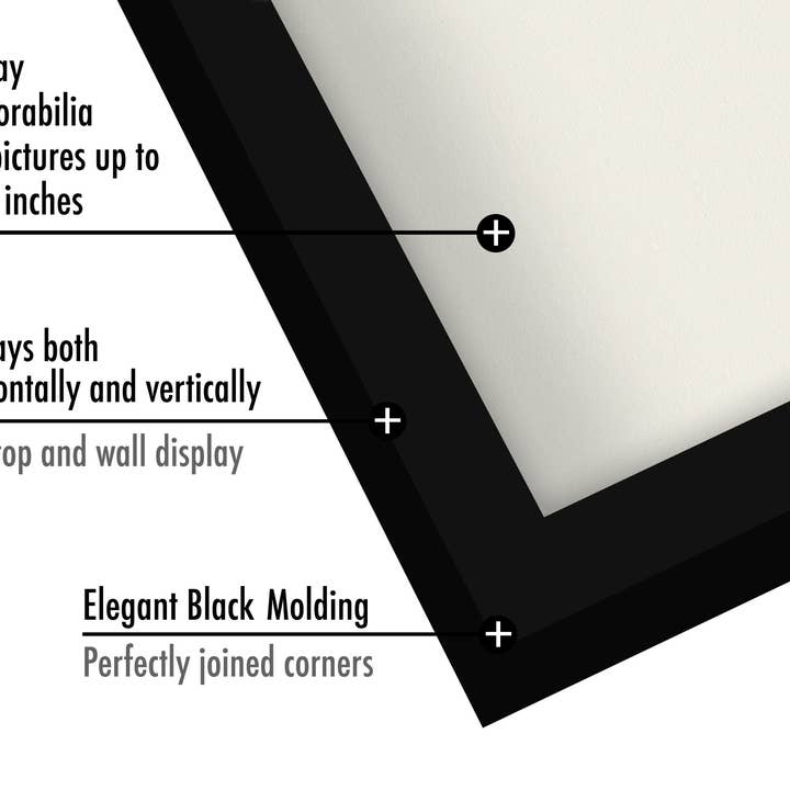 Americanflat Shadow Box Frame with Black Molding (2 Pack) for wholesale on Faire